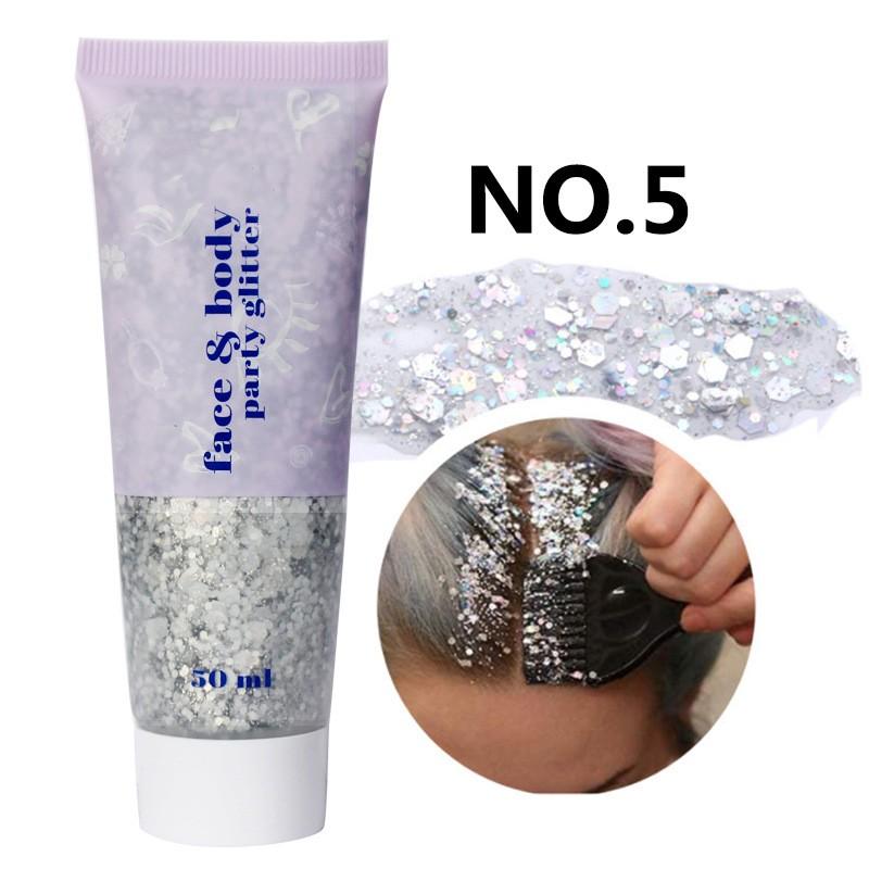 Sequin Gel Scale Face Body Lip Sequin Eye Shadow Dazzling Stage Makeup 50ml