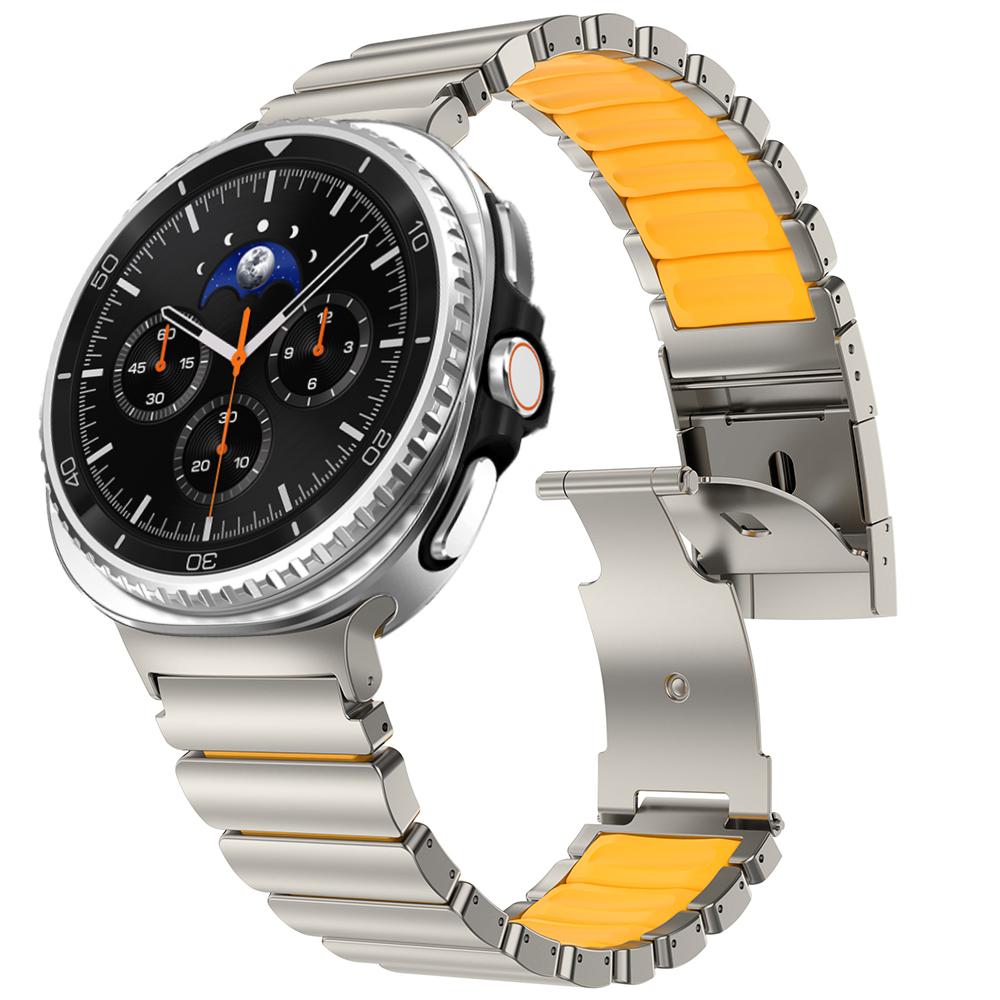 Titanium Wristband for Samsung Galaxy Watch 8 44mm 40mm 8 Classic 46mm Bracelet Business Metal Band for Galaxy Watch Ultra 2025