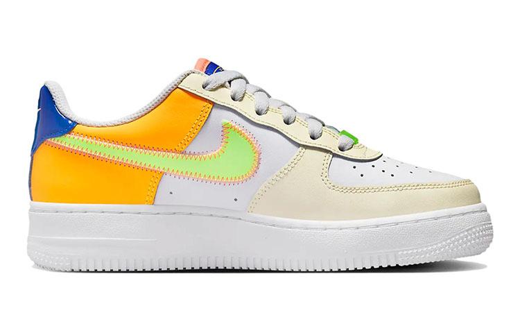 Kids' Sneakers Nike Air Force 1 LV8 GS 'Player One - Laser Orange'