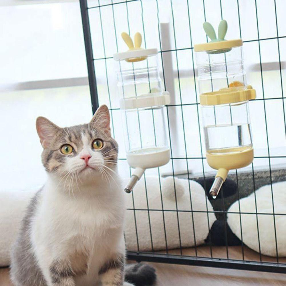 Automatic Rabbit Ears Hanging Water Bottle Rabbit Ears Cover Hamster Water Dispenser  Bunny