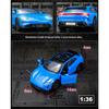 1/36 Porsche Taycan Turbo S Cross Turismo Alloy Sports Car Model Diecast Metal Race Car Vehicles Model Sound Light Kids Toy Gift