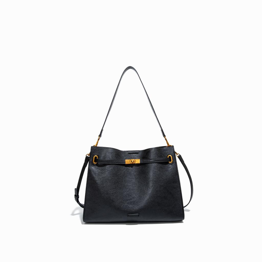 Tote Bag Autumn/winter New Frosted Bag Women's Simple Large Capacity Tote Bag High-end Commuting Shoulder Bag