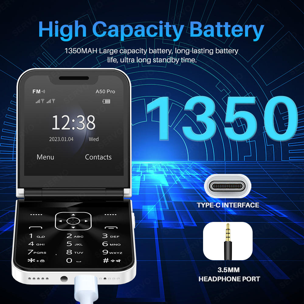 2.4" Foldable Mobile Phone Auto FM Radio Call Record Speed Dial Magic Voice Dual SIM GSM Unlocked Foldable Cellphones Backup Phone