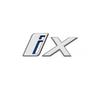 Car Stickers 3D ABS Material Letters Rear Trunk Emblem Tailgate Decals For BMW Ix I20 Black Silver Logo Accessories Az2