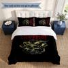 Slipknot 3‑Piece Bedding Set Soft Microfiber Duvet Cover Pillowcases Comfortable Bed Linen for Bedroom Decoration