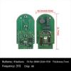 315/433Mhz Id49 Promixity Keyless Go Car Remote Key For Bmw 1 3 5 7 Series X1 X3 X5 X6 X7 Cas4 Cas4+ Fem F System
