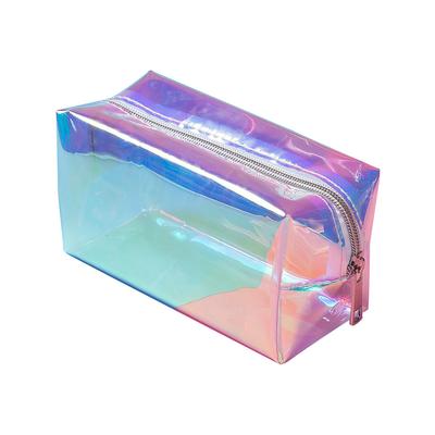 Holografická make-up taška Módní cestovní kosmetická taška Velká toaletní taška Make-up organizér pro ženy
