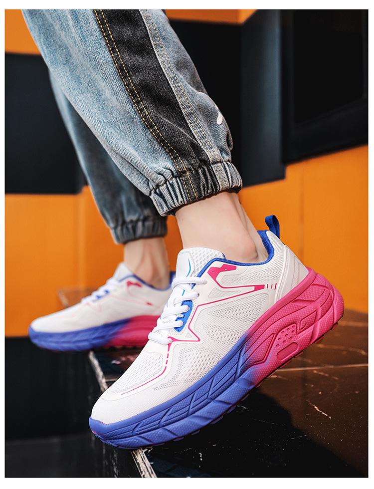 Men's Flyknit Breathable Racing Marathon Shoes: Summer Casual Sports Sneakers