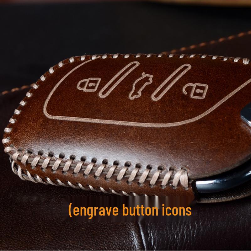 MG 5/6 Roewe Navigator GT Key Protection Cowhide Case - 3rd Gen ZS