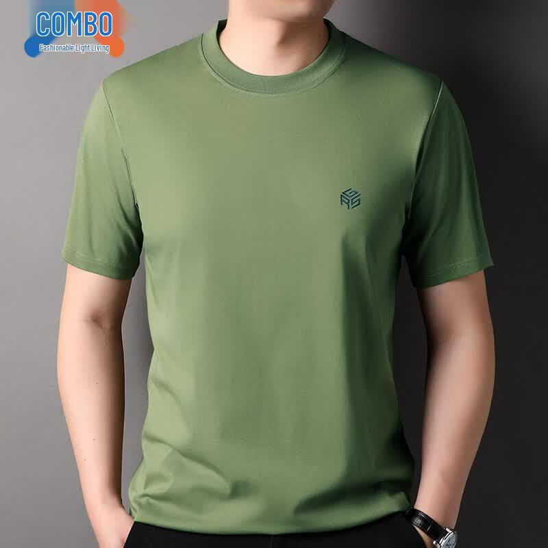 Kangbo Men s Ice Silk Breathable Short Sleeve T-Shirt M