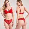 Set Sutien Mărime Mare Dantelă Sexy cu Armătură Push-Up Lenjerie Intimă Femei Sutien Mărime Mare