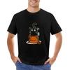Cat In a Chalk Bag Rock Climbing TShirt Quick Drying Customizeds Mens Tshirts