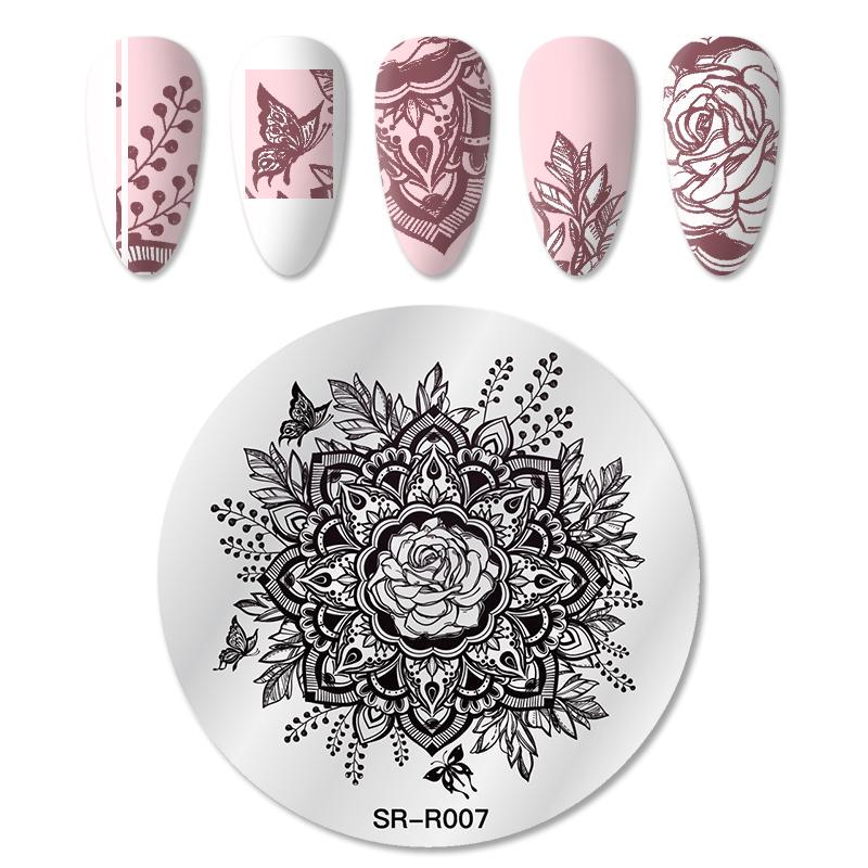 Nail Art Stamping Template Nail Decoration Designed Image Plate