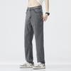 Tencel Jeans Men's Fashion Brand Straight Loose Loose Wide-leg Workwear Summer Thin Casual Ice Silk Long Pants