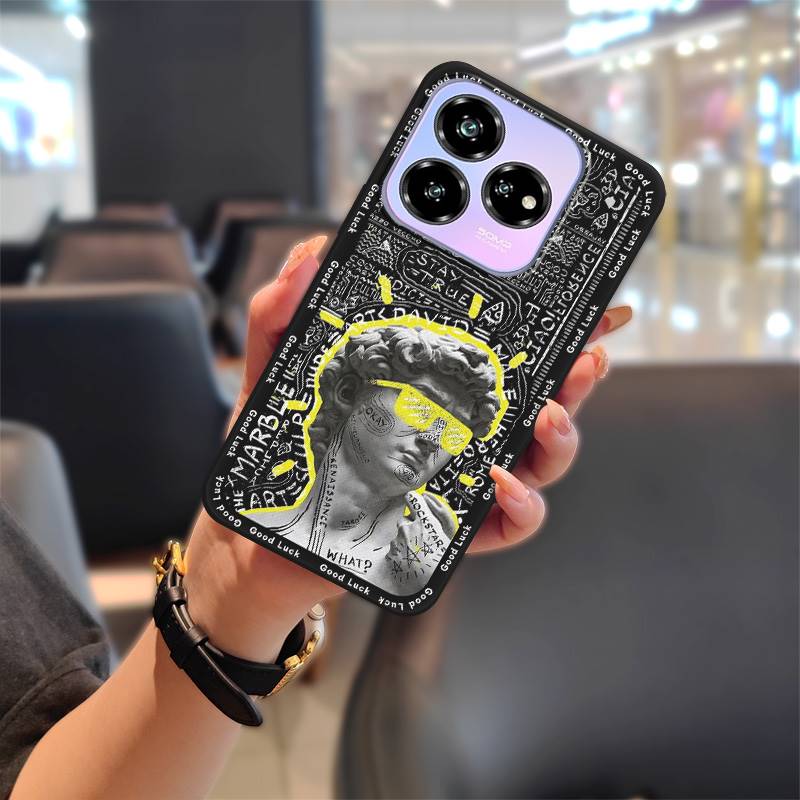 Purvui atsparus dėklas telefonui ZTE Blade V60 Design/Axon 60 Lite, animacinis, apsauginis, vandeniui atsparus, mielas, minkštas dėklas, TPU