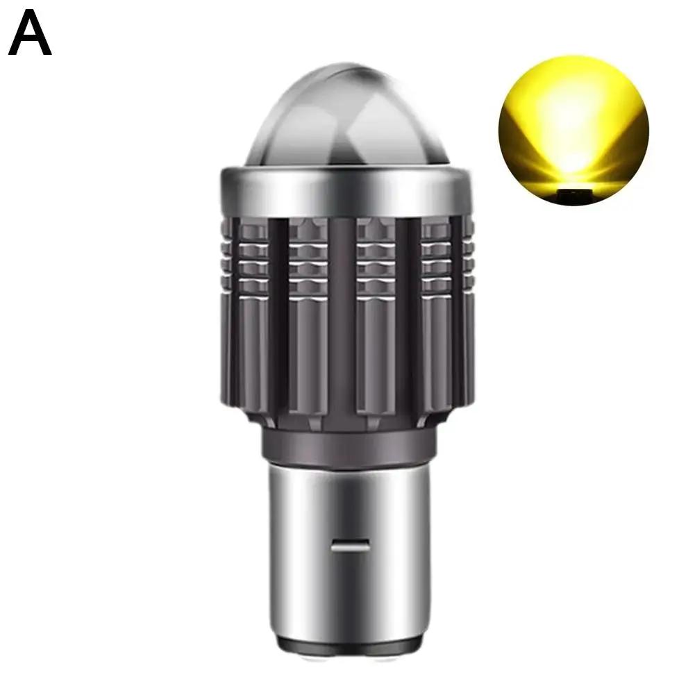 10000Lm H4 LED H6 BA20D LED Motorcycle Headlight Bulbs CSP Lights White Lamp Yellow Scooter Fog 12V Accessories Lens Lo Hi Z8J1