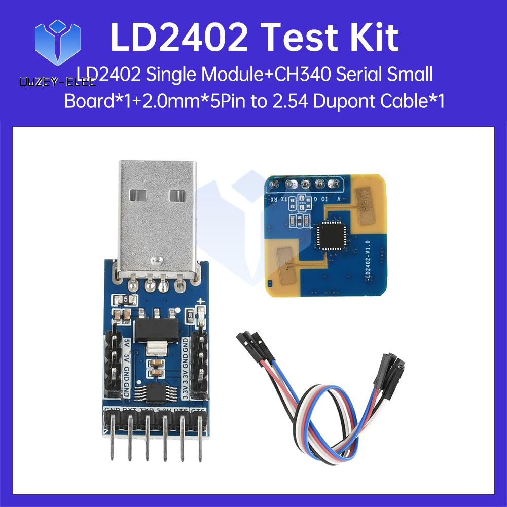 HLK-LD2402 Millimeter Wave Radar Sensor Module 24G-24.25GHz Human Body Micromotion Sensor Smart Switch