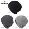 Avirex Knit Cap Beanie Gray (Type A, (Jacquard Knit))