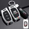 Metal + Silicone Car Key Pouch Durable Protective Case For Hyundai I30 Tucson Accent Hyundai I20 Ix35 Interior Auto Accessories Y4