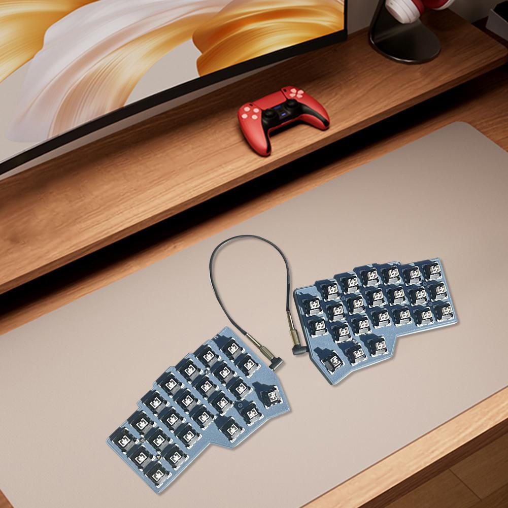 Split Keyboard Wired Ergonomics Keyboard Hot Swap Keyboard Support QMK/VIAL Customized PC Gamer Accessories