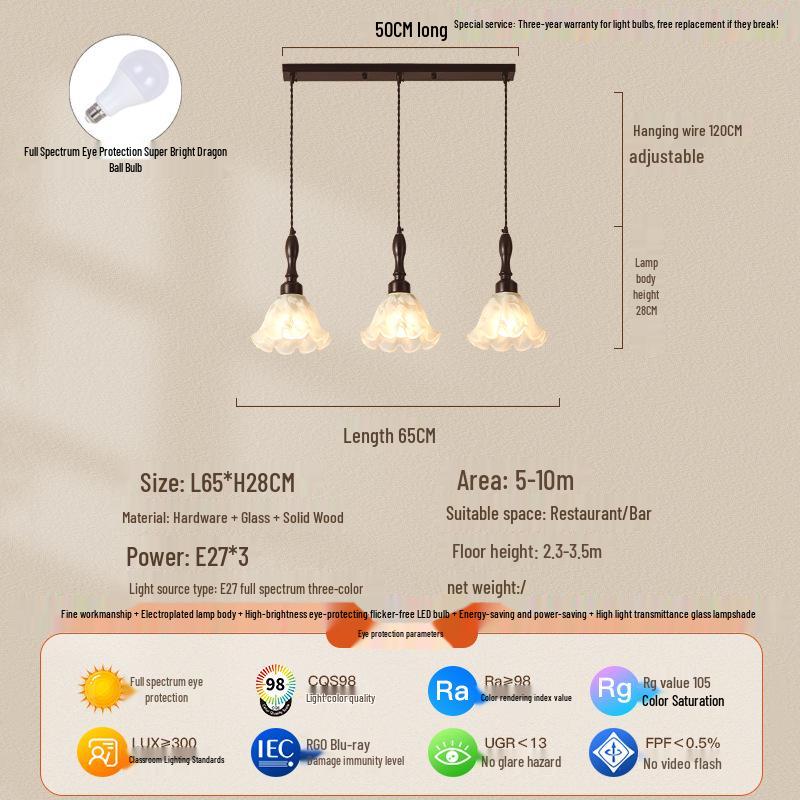 Romantic French Mid-Century Flower Chandelier for Living Room, Bedroom & Restaurant