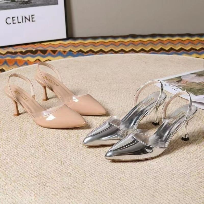 2026New Fashion Slip-on Women's High Heels Solid Office and Career Sexy Pointed Toe Heeled Sandals Women High Heel Pumps Zapatos