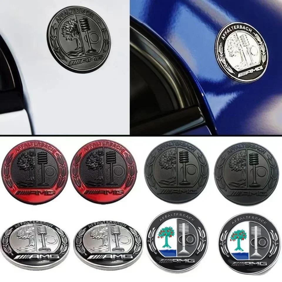 BVZ1 Car Sticker 45/65MM for Mercedes Benz Amg W204 W205 W211 W212 W213 W203 W176 Metal Car Body side windows Door Rear Pillar Decora