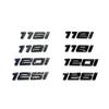 Applicable for New BMW 116i, 118i, 120i, 125i, and 135i Models: Car Emblem, Word Emblem, Tail Emblem.