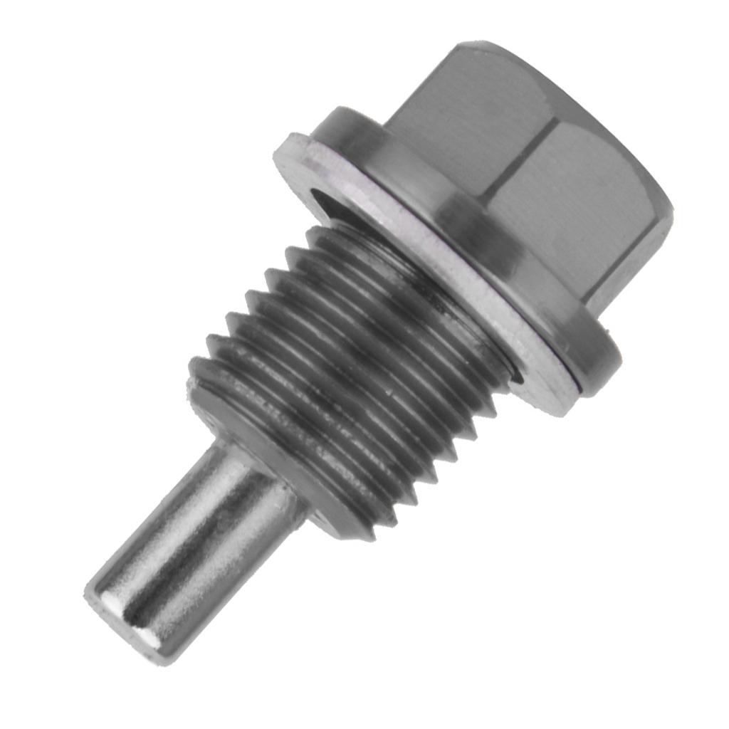 M14X1.5 Magnetic Oil Plug Heavy Duty Engine Pan Bolt Metal Auto Part for Ford Honda Hyundai Mazda