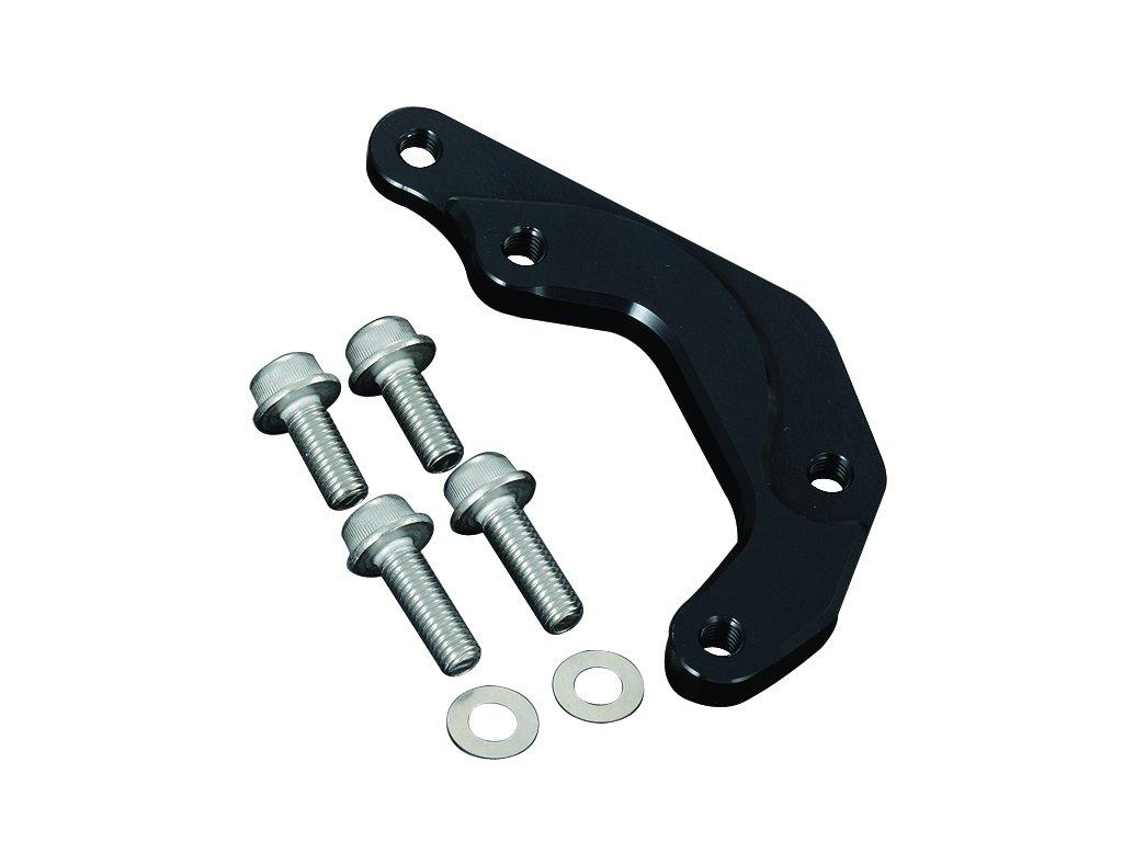 POSH FAITH Motorcycle Front Caliper Support for Honda Grom XR50 XR100 APE100 Type and NSF100 Brembo Black 2013-2015 (MSX125), Motard, Motard, D,
