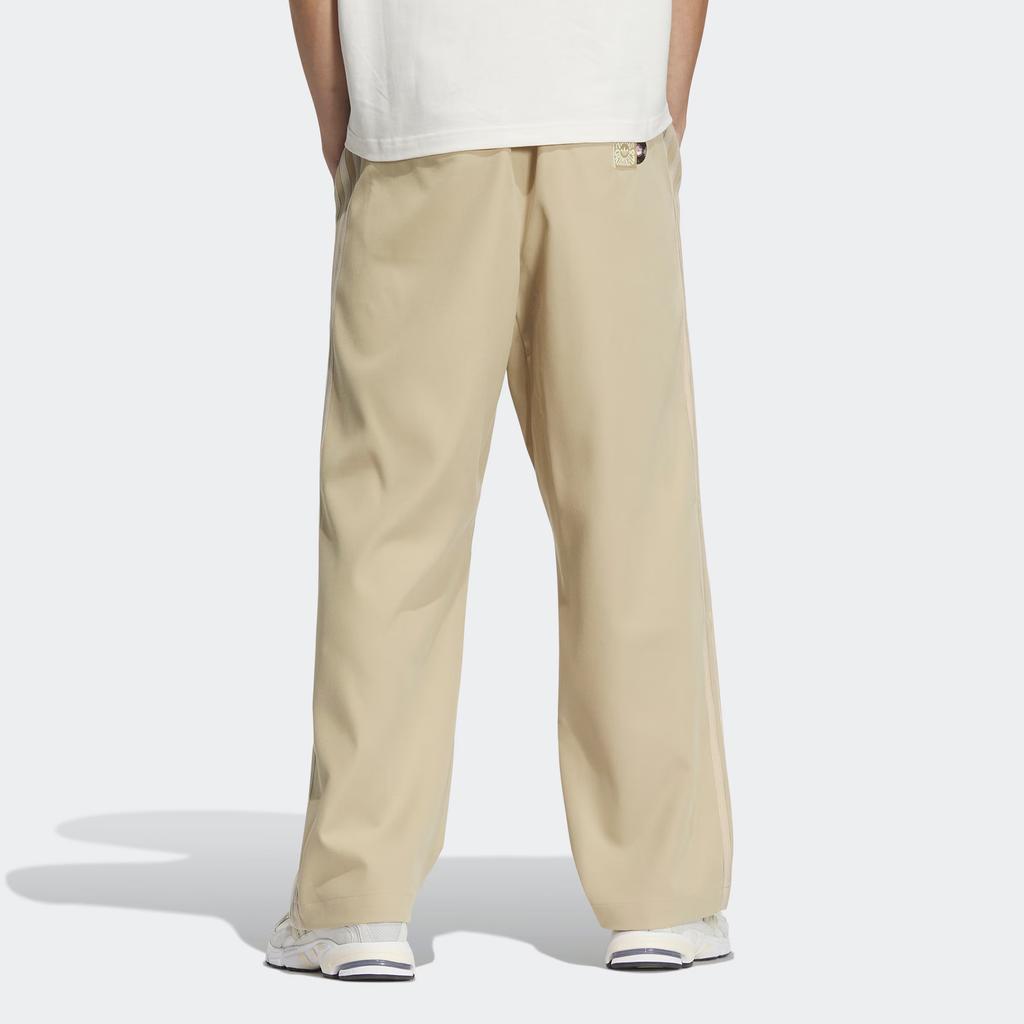 Adidas Originals SS24 V-Day Series Three-Stripe Color Block Knit Track Pants Men Bottoms Light-Khaki JE3477