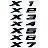 Black Rear Emblem Letters for BMW X Series: X1-X7