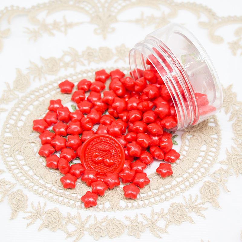 1000g Macaron Series Star Enamel Wax Grains Cute Style Wax Material DIY Greeting Card Party Invitation Decoration Supplies
