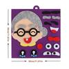 Diy 1/4Pcs Emotion Change Puzzle Toys Creative Facial Expression Kids Learning Educational Toys For Children Funny Set Fun Gift