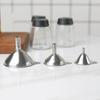 Manufacturer wholesale stainless steel funnel three-piece set kitchen tool small funnel household creative oil leakage set