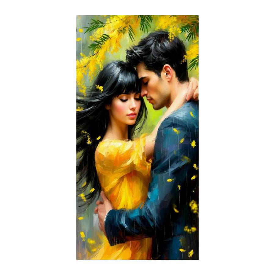 

Sweet and Romantic Lover Large Size Diamond Painting New Collection Couple Diy Full Square Round Drill Rhinestone Embroidery Mosaic Cross Stitch Kits Square drill 30x60cm