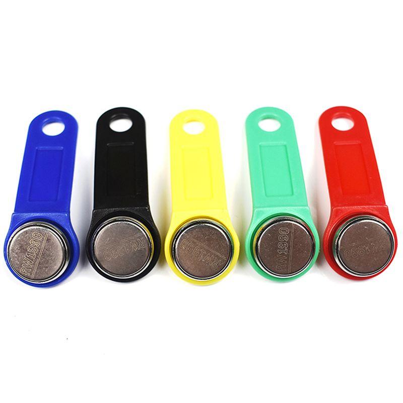 ABUO-20 Peças/Lote Chave de Memória de Contato RFID Regravável RW1990 Ibutton Para Cartão de Cópia Cartões de Sauna Dallas