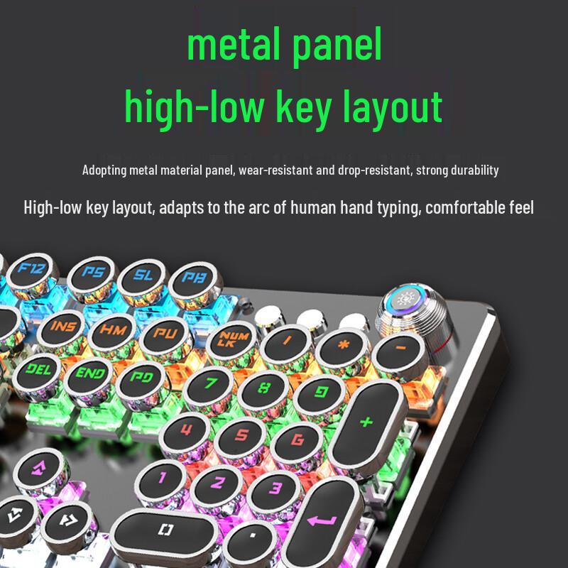 SOOPii KB10 104-Key USB Wired Gaming Mechanical Keyboard