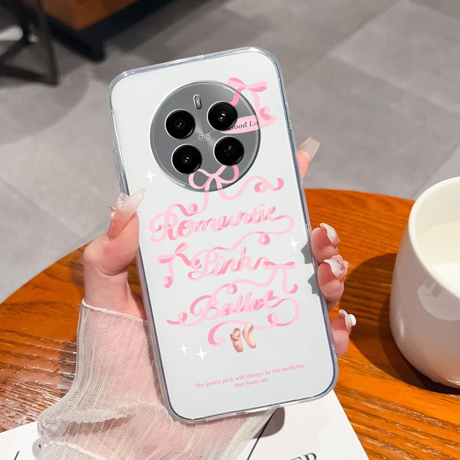 For Oppo Realme 12 Pro Plus Case For Realme12 4G 5G Phone Cover Cute Anime Transparent Soft Slim Protective Bumper Funda Coque