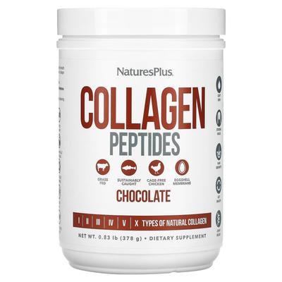 Collagen Peptides, Chocolate Flavor, 0.83 Lb (378 G)