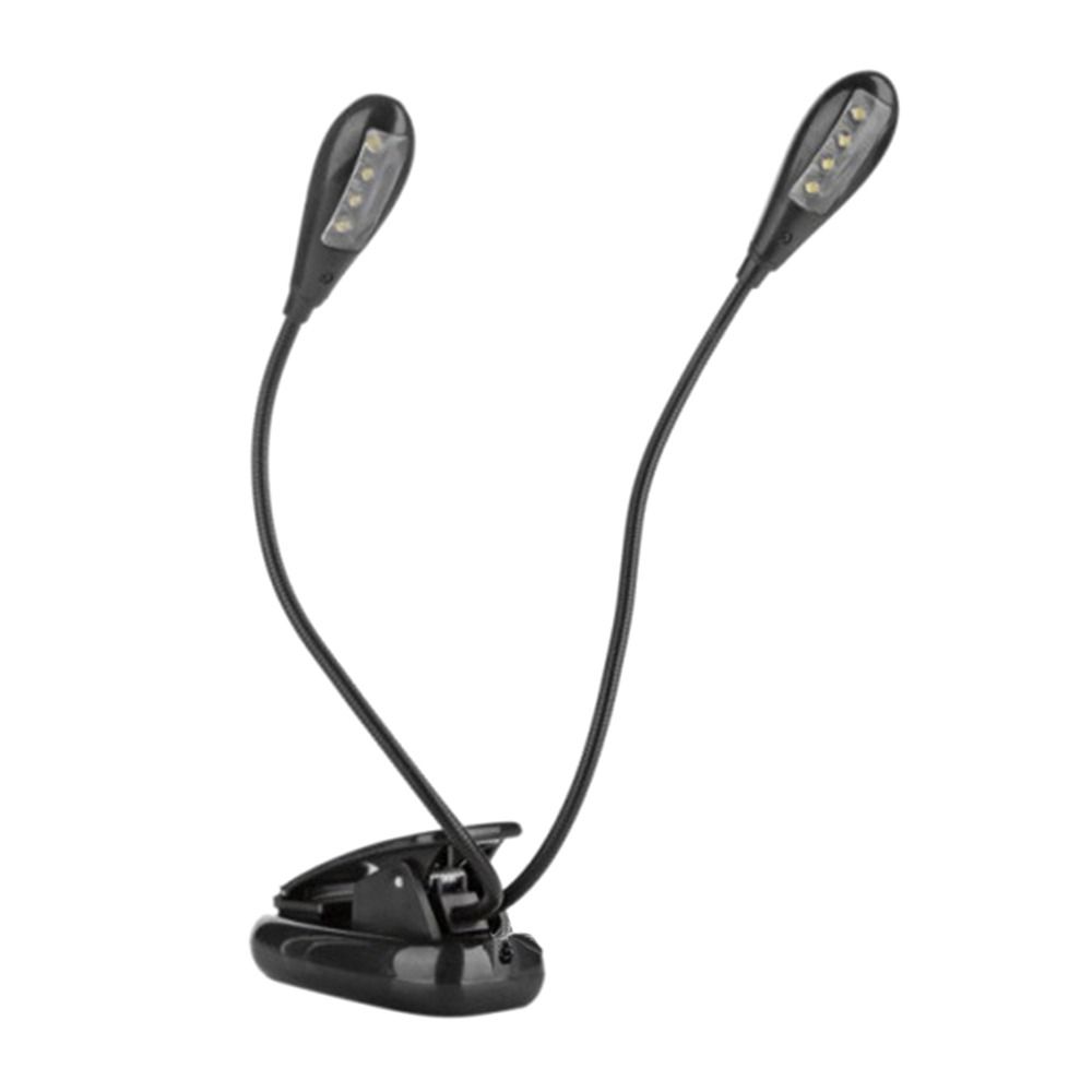 Flexible Table Lamp Clip Lamp Music Score Light 2/4/8 LEDs Light Reading Lights Music Stand Light