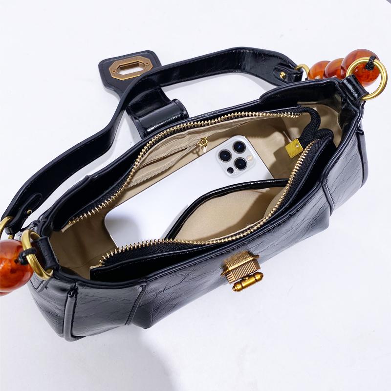 Beading lock decoration bags for women designer luxury bags and bags new in vintage shoulder crossbody bag