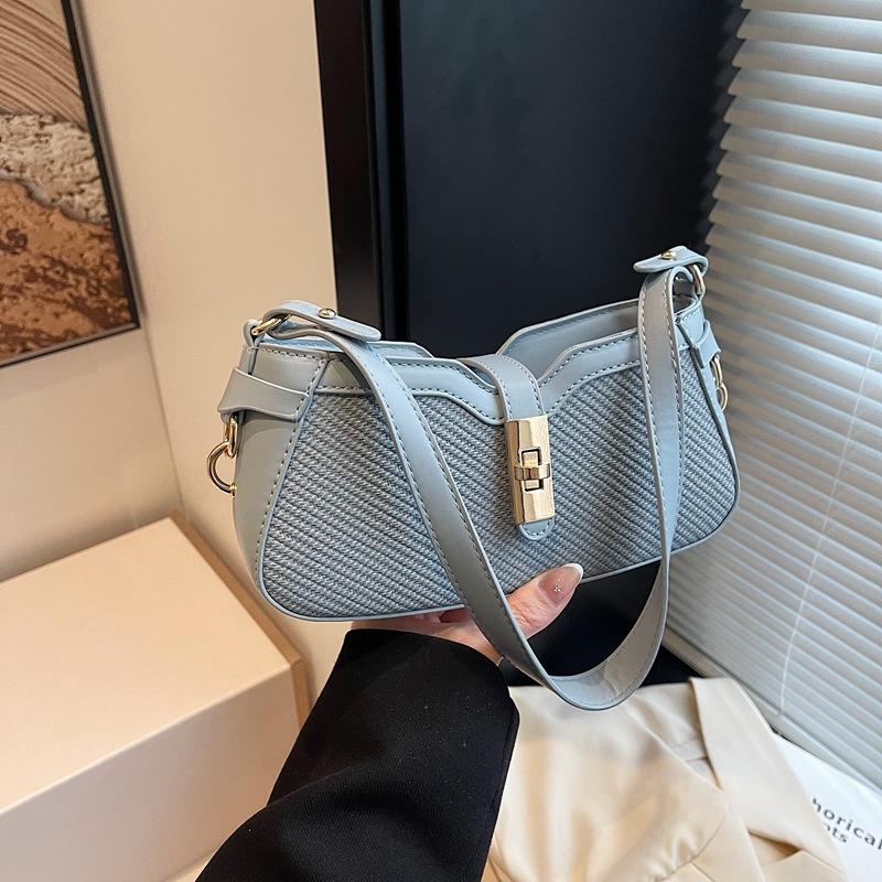 

Premium underarm bag women s new fashion shoulder messenger bag versatile casual commuter bag синий