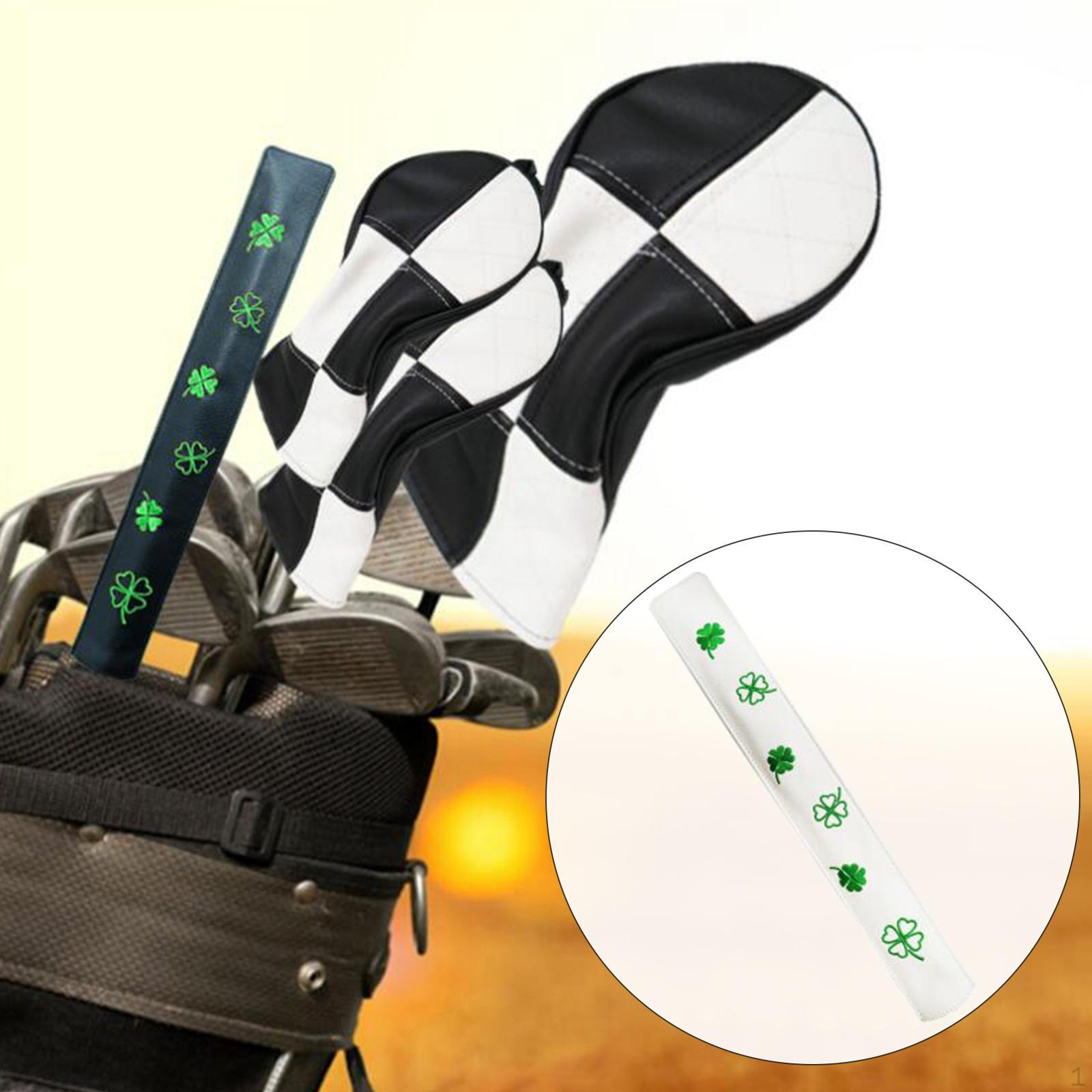 Golf Alignment , Hold 2 Sticks Headcover for Golfer белый