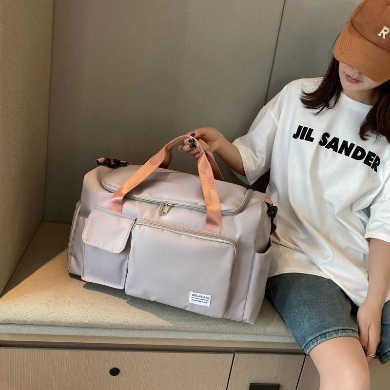 Large Capacity Travel Bag, Handbag, Business Trip Outdoor Sports Fitness Bag, Light Men's Dry and Wet Separation Messenger Bag