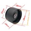 Laboratory Microscope Equipment 2X Microscope Relay Lens Mount Adapter Lens for Industrial Extends Working Microscope Accessory C-to-C Teleconverter,