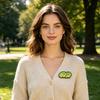 Decorative Brooch Cartoon Green Frog Design Zinc Alloy Enamel Safety Pin Bag Sweater Suit Lapel Badge Outfit Accessory