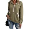 Women's Fashionable Long-sleeved Casual Zipper Jacket Hoodie Top
