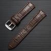 Leather Watch Strap 12/14/15/16/17/18/19/20/21/22/23/24mm Universal Replacement Watch Band Bamboo Pattern Quick Release Bracelet