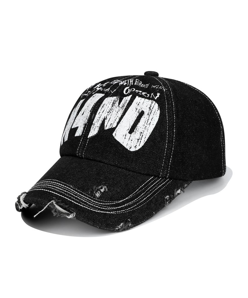 NOT4NERD Broken Wings Denim Ball Cap - Black